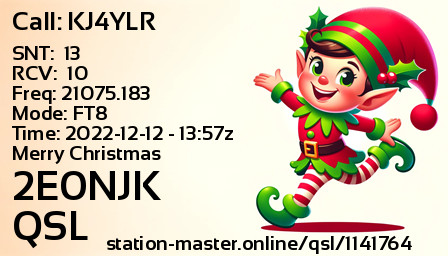 QSL Card for 2E0NJK QSO with KJ4YLR