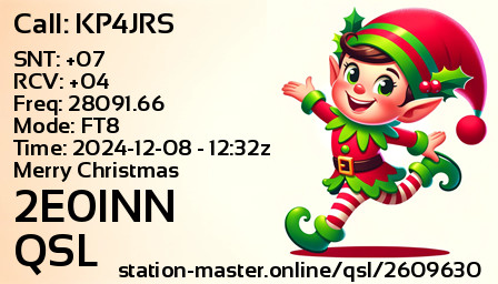 QSL Card for 2E0INN QSO with KP4JRS