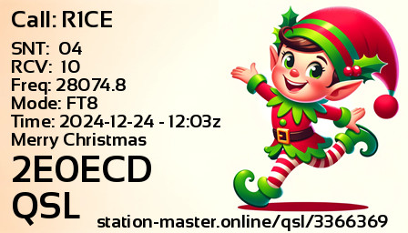 QSL Card for 2E0ECD QSO with R1CE