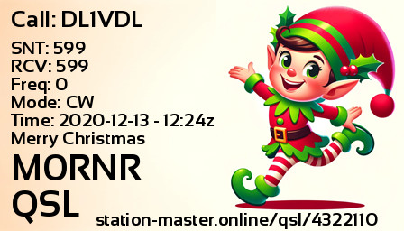 QSL Card for M0RNR QSO with DL1VDL