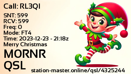 QSL Card for M0RNR QSO with RL3QI