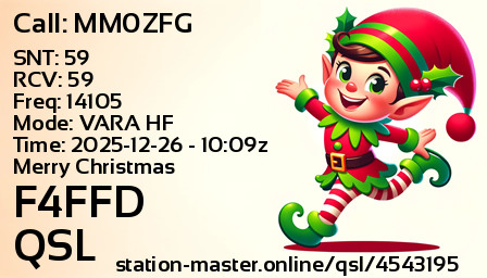 QSL Card for F4FFD QSO with MM0ZFG