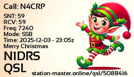 QSL Card for N1DRS QSO with N4CRP