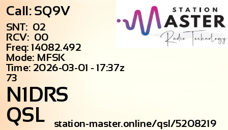 QSL Card for N1DRS QSO with SQ9V